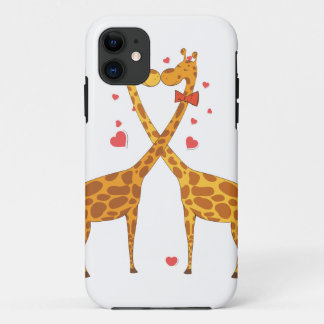 Giraffes in Love iPhone 11 Case