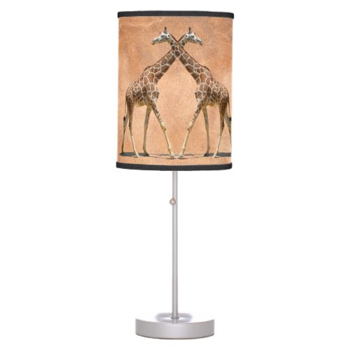 GIRAFFES IN PASSING TABLE LAMP