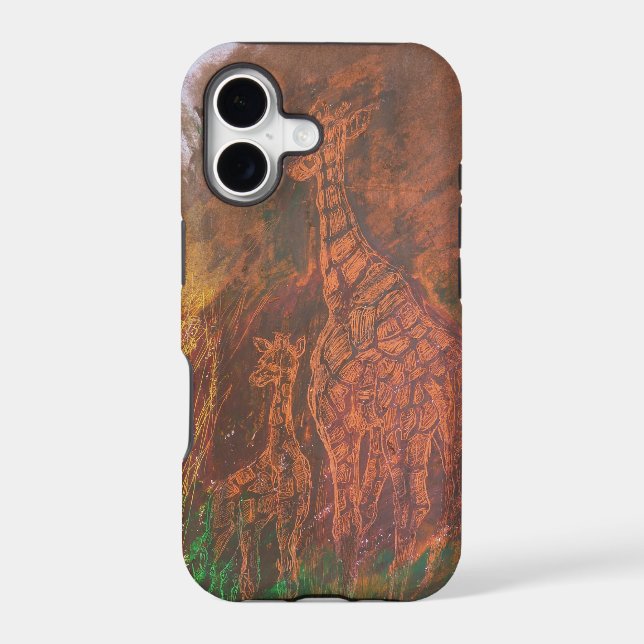 Giraffes. Iphone Case (Back)