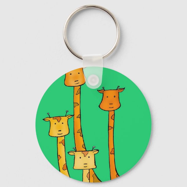 Giraffes Keychain (Front)