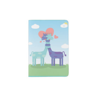 Giraffes Love Passport Holder