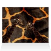 Giraffes On Giraffe Background, (Inside Horizontal (Top))