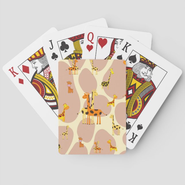 Giraffes Poker Cards (Back)
