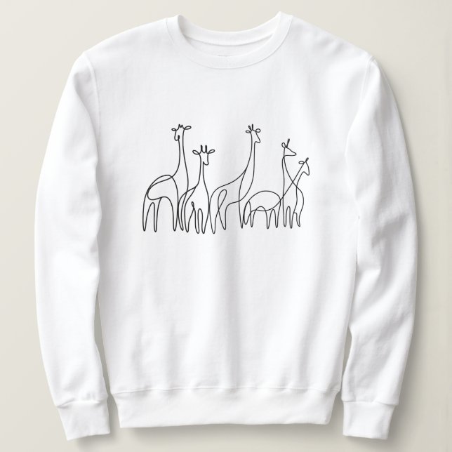 GIRAFFES SWEATSHIRT  (Design Front)