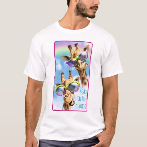 Giraffes With Sunglasses T_Shirt