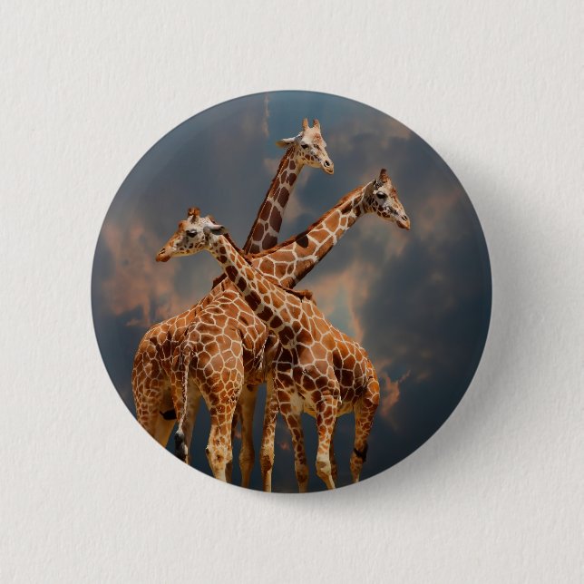 GIRAFFIC FANTASY BUTTON (Front)