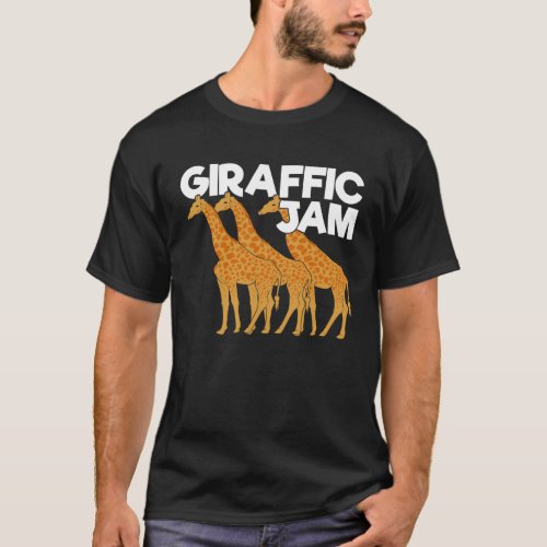 Giraffic Jam Funny Giraffe Animal Keeper Gift T_Shirt
