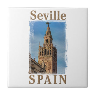 Giralda Bell Tower, Seville, Spain Ceramic Tile