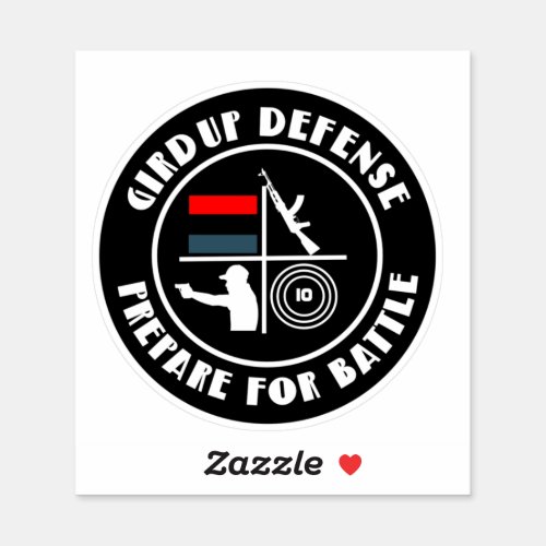 Gird Up Defense  Battle Sticker