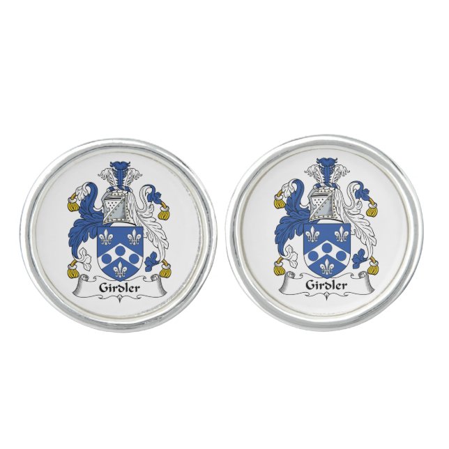 Girdler Family Crest Cufflinks (Front)