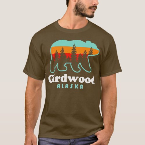 Girdwood Alaska Bear Vacation Trip T_Shirt