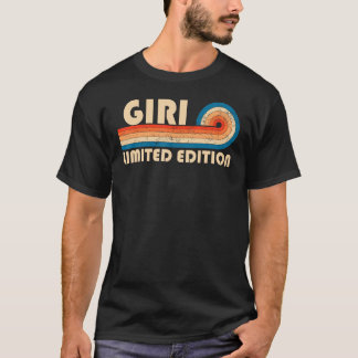 GIRI Surname Retro Vintage 80s 90s Birthday Reunio T-Shirt