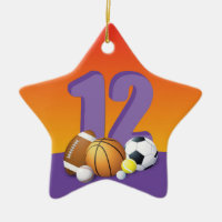 Girl 12th Birthday Sports Balls