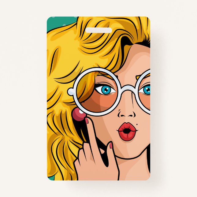 Girl #1 badge (Front)