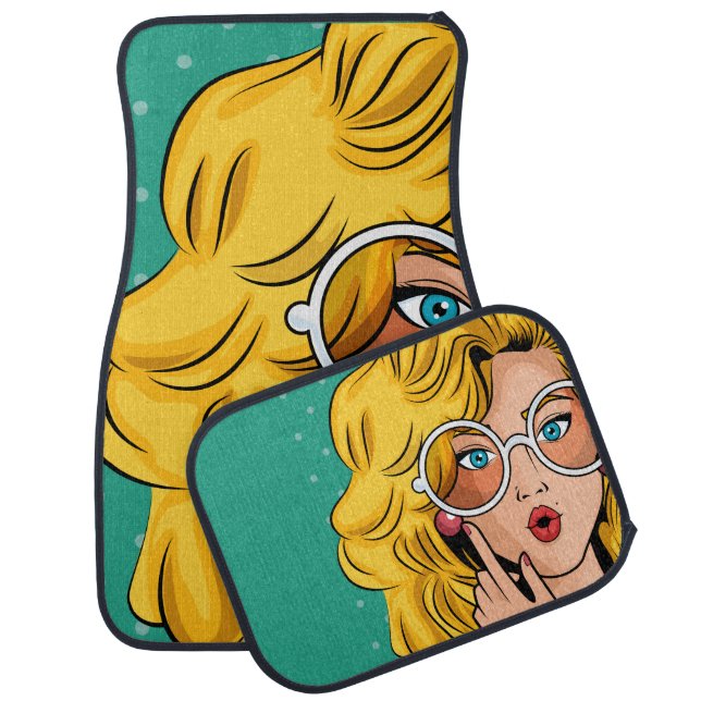Girl #1 car floor mat (Set)