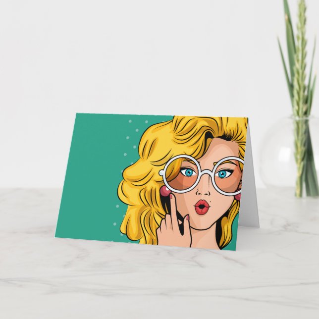 Girl #1 card (Front)