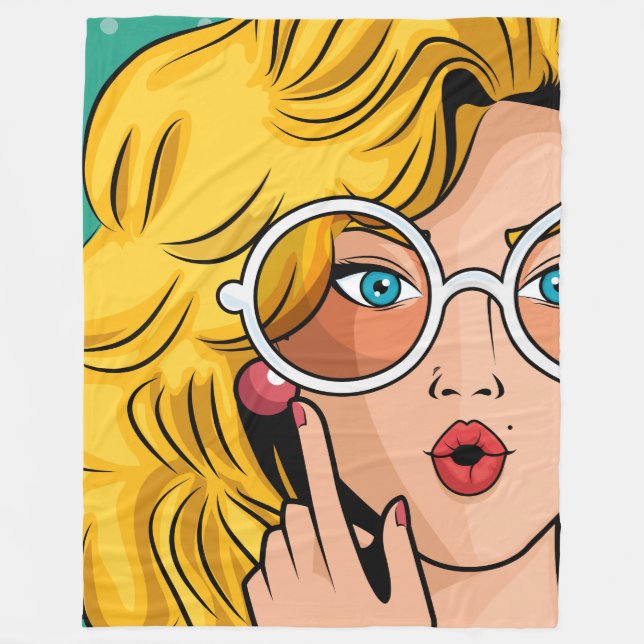 Girl #1 fleece blanket (Front)