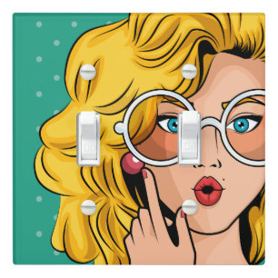 Girl #1 light switch cover