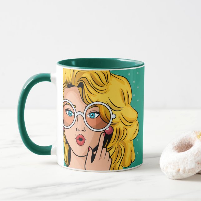 Girl #1 mug (With Donut)