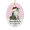 Girl 2nd Christmas Santa Zebra Personalized