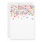 Girl 4th Birthday Hearts Confetti Rainbow Glitter
