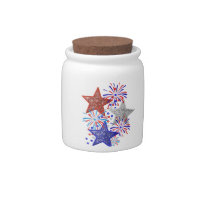 Girl 4th of July Women Red White Blue Star America