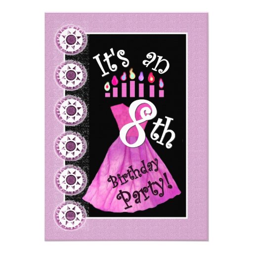 8Th Birthday Party Invitations 9