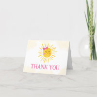 Girl A Little Ray of Sunshine Baby Shower
