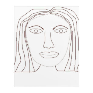 girl abstract drawing art