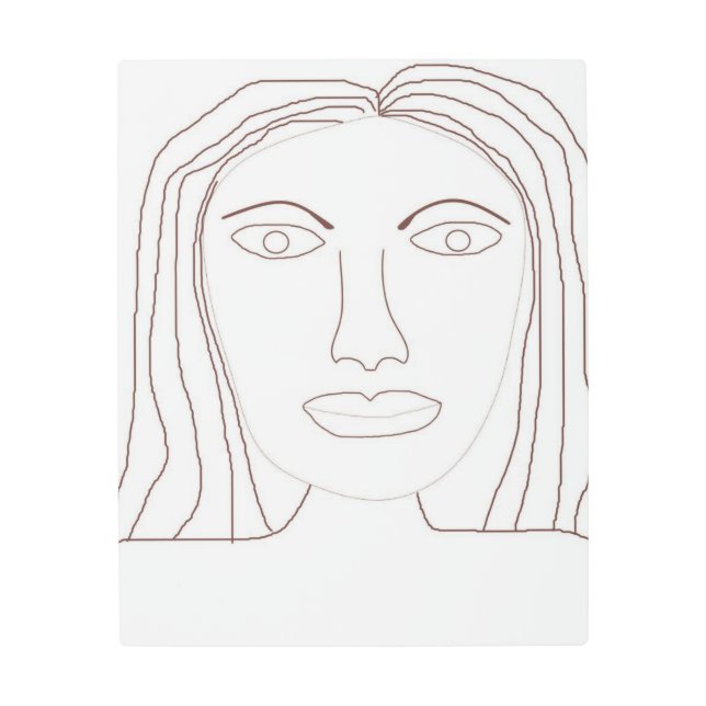 girl abstract drawing art (Front)