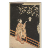 Girl Admiring Plum Blossoms (Front)
