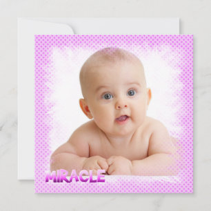 Girl Adoption Announcement