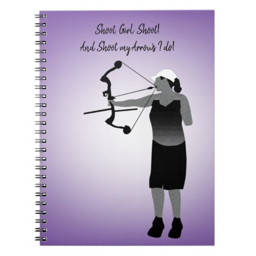 Girl Amputee Archer Notebook