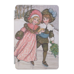 Girl and Boy Skating iPad Mini Cover