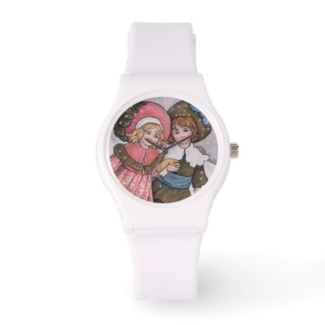Girl and Boy Skating Watch (Front)
