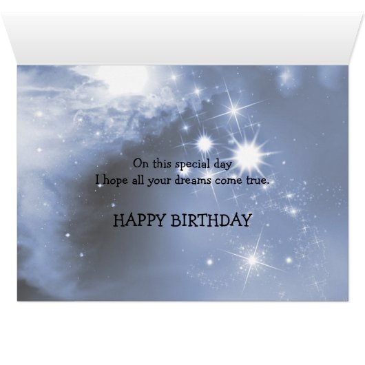 Girl and chopper 75 Birthday card (Inside Horizontal (Bottom))