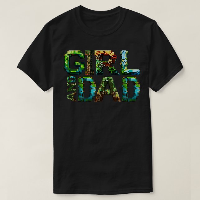 Girl and Dad T-Shirt (Design Front)