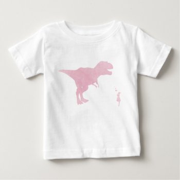 Girl And Dinosaur - Dinosaur Love Shirt by BrunamontiBoutique at Zazzle