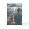 Girl and Golden Retriever Pet Loss Sympathy