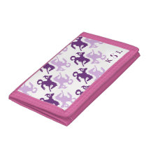 Girl and her Bucking bronco monogram