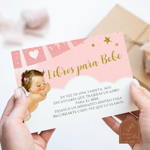 girl angel books for baby enclosure card
