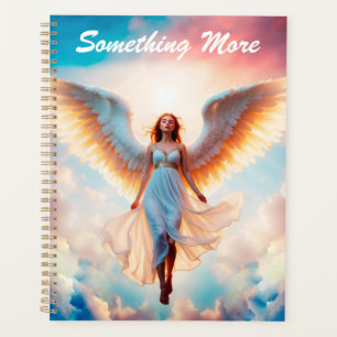 Girl angel religious christian flight fantasy art planner