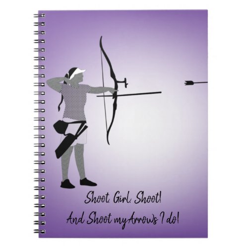 Girl Archer Notebook