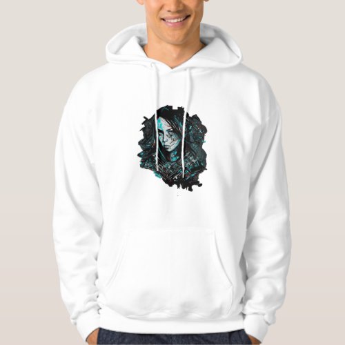 Girl art hoodie