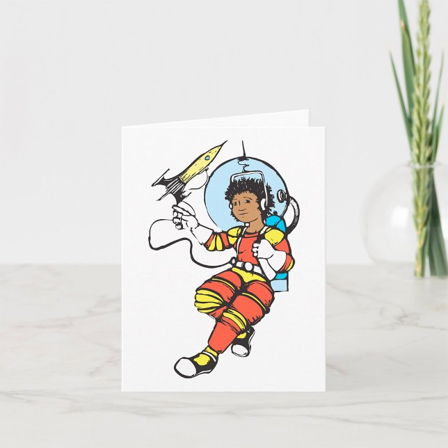 Girl Astronaut Card (Creator Uploaded)