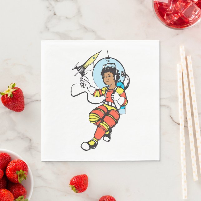 Girl Astronaut Napkins (Creator Uploaded)