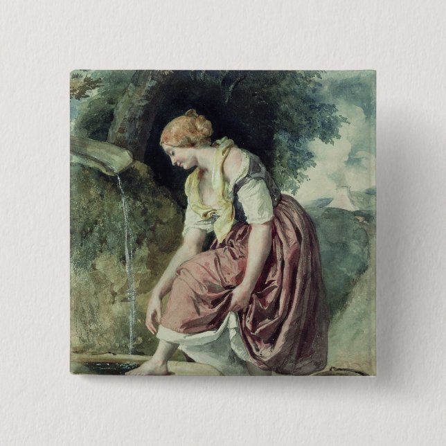 Girl at a Conduit Button (Front)