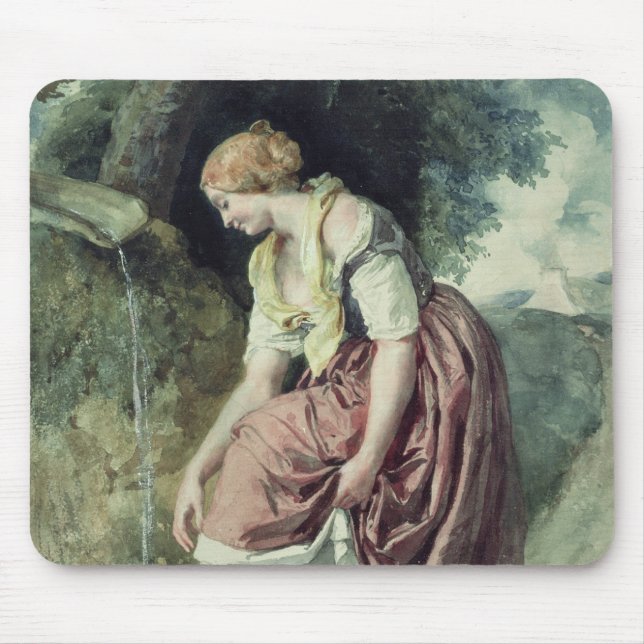 Girl at a Conduit Mouse Pad (Front)