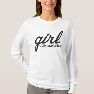 Girl At The Rock Show Logo Tee