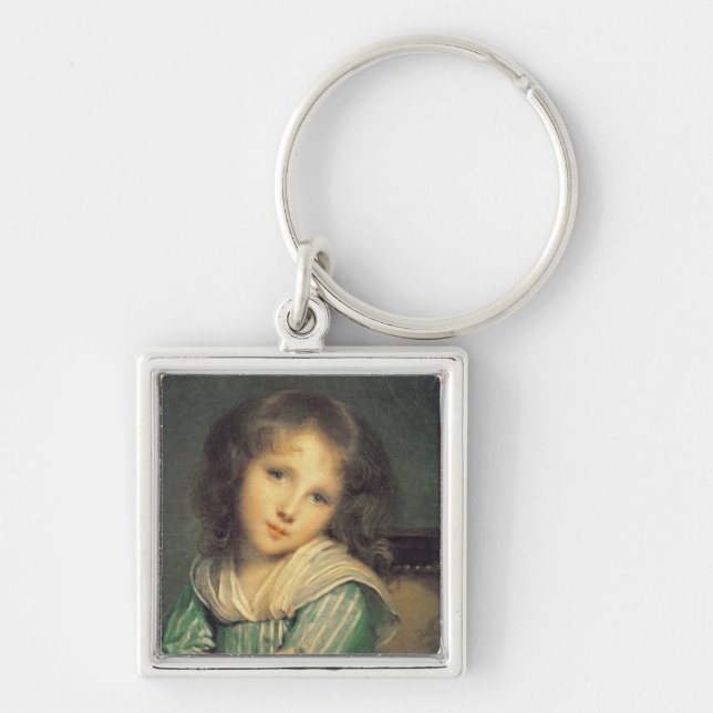 Girl at the Window Keychain (Front)